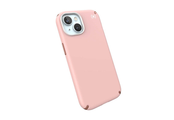 Speck Presidio2 Pro Case with Magsafe for iPhone 16e/15/14 13 - Dahlia Pink/Rose Copper