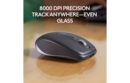 Logitech MX Anywhere 3s for Business Wireless Compact Performance Mouse - Graphite