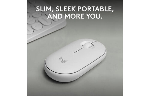 Logitech Pebble Wireless Mouse 2 M350s - Tonal White