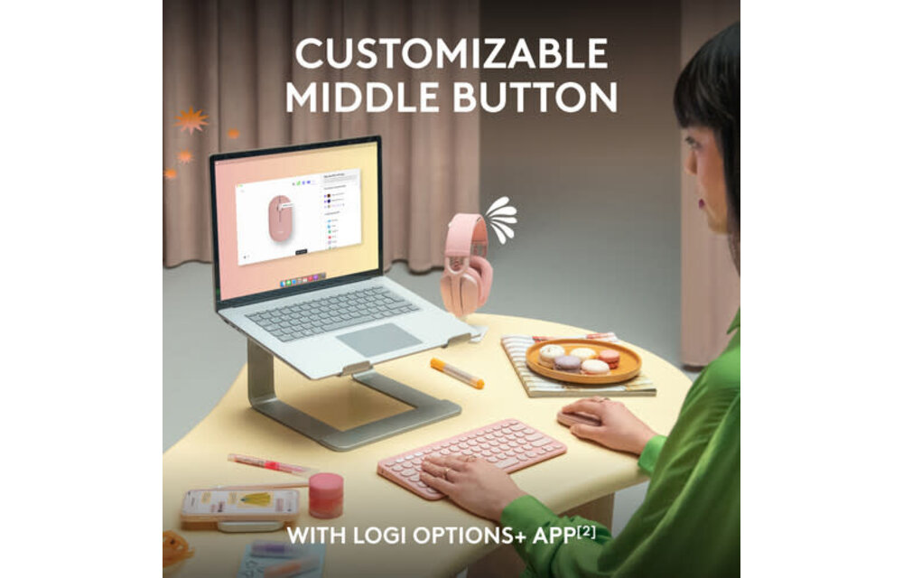 Logitech Pebble Wireless Mouse 2 M350s - Tonal White