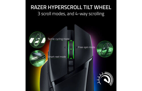Razer Basilisk V3 Pro Ergonmic Wireless Gaming Mouse Black