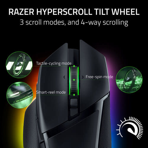 Razer Basilisk V3 Pro Ergonmic Wireless Gaming Mouse Black