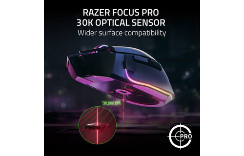 Razer Basilisk V3 Pro Ergonmic Wireless Gaming Mouse Black