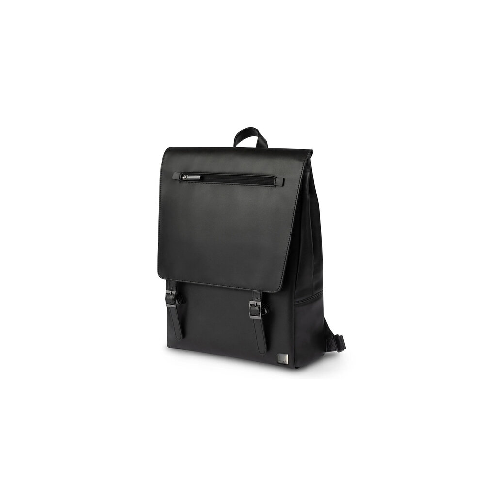 Moshi Helios Lite Leather Slim Laptop Backpack - Jet Black display picture 1