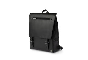 Moshi Helios Lite Leather Slim Laptop Backpack - Jet Black