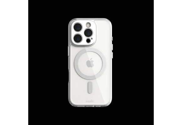 Moshi iGlaze Case with Magsafe for iPhone 16 Pro - Luna Silver