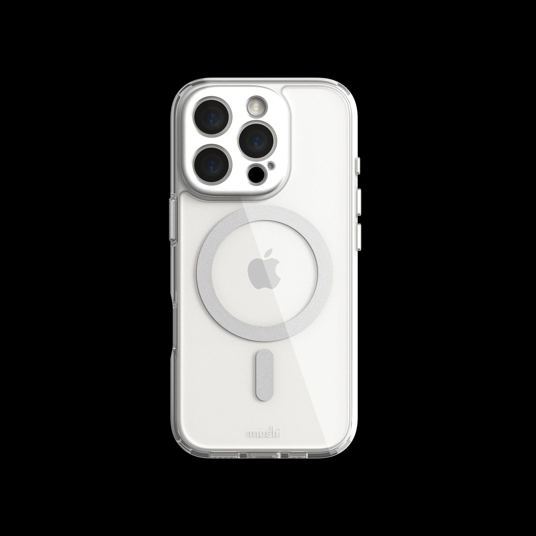 Moshi iGlaze Case with Magsafe for iPhone 16 Pro Max - Luna Silver