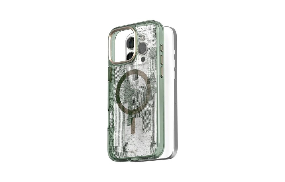 Moshi iGlaze Case with Magsafe for iPhone 16 Pro Max - Sunlit Green