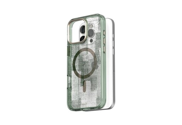 Moshi iGlaze Case with Magsafe for iPhone 16 Pro Max - Sunlit Green