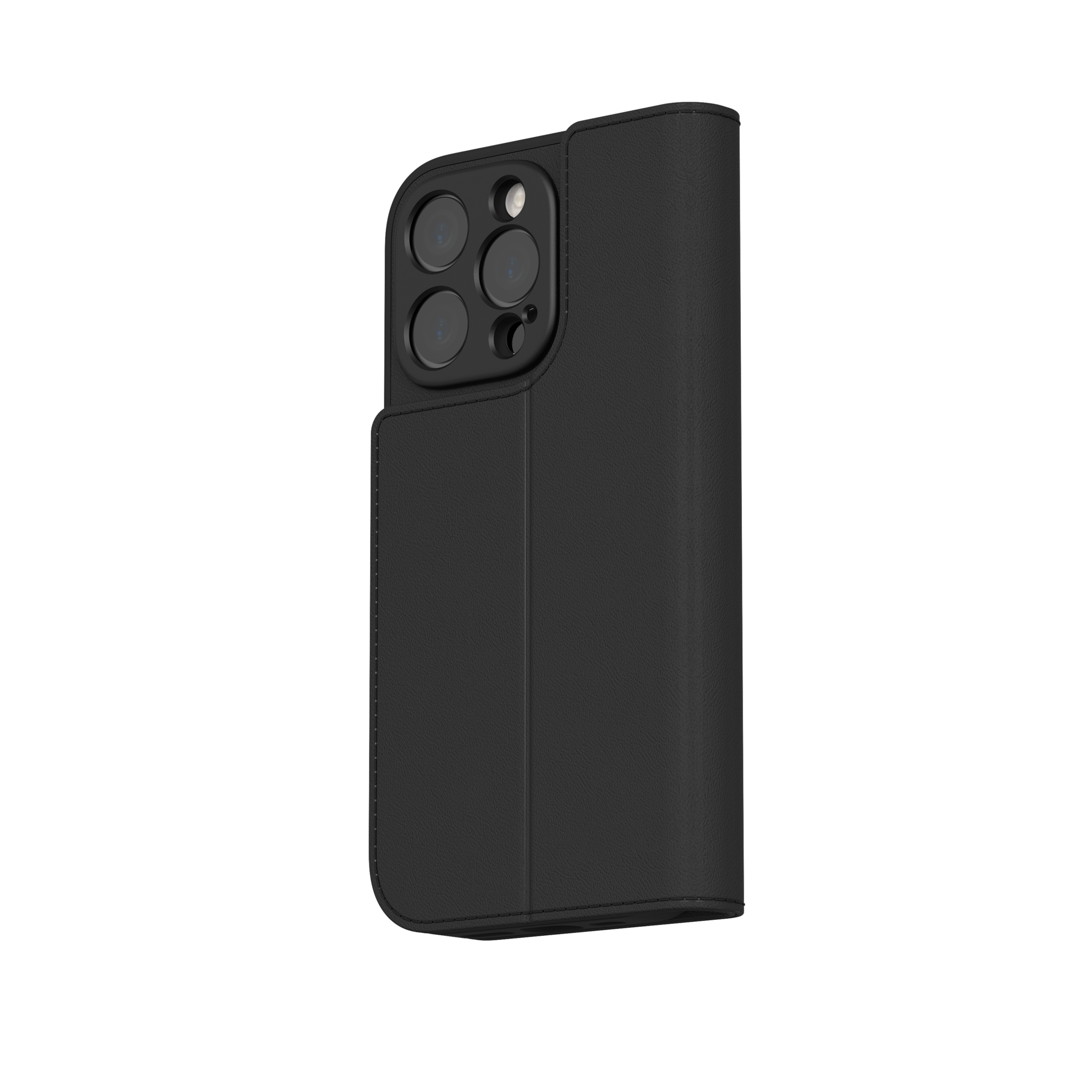 Moshi Overture Case /W DETACHABLE MAGNETIC WALLET for iPhone 16 Pro - Charcoal Black