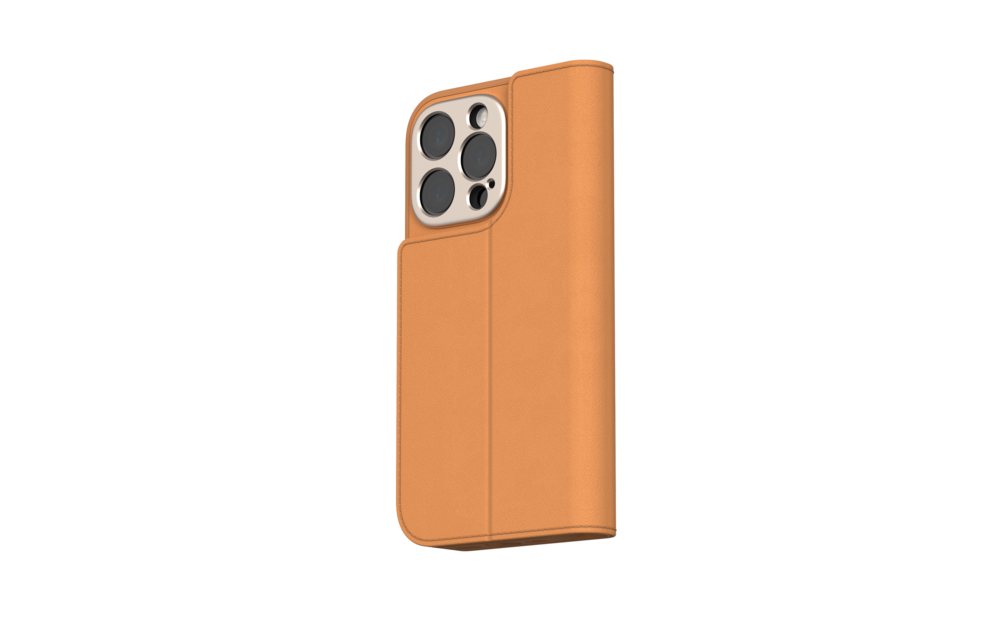 Moshi Overture Case /W DETACHABLE MAGNETIC WALLET for iPhone 16 Pro - Caramel Brown