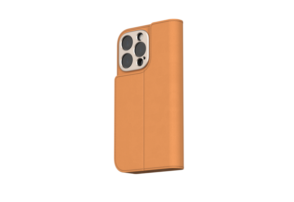 Moshi Overture Case /W DETACHABLE MAGNETIC WALLET for iPhone 16 Pro - Caramel Brown