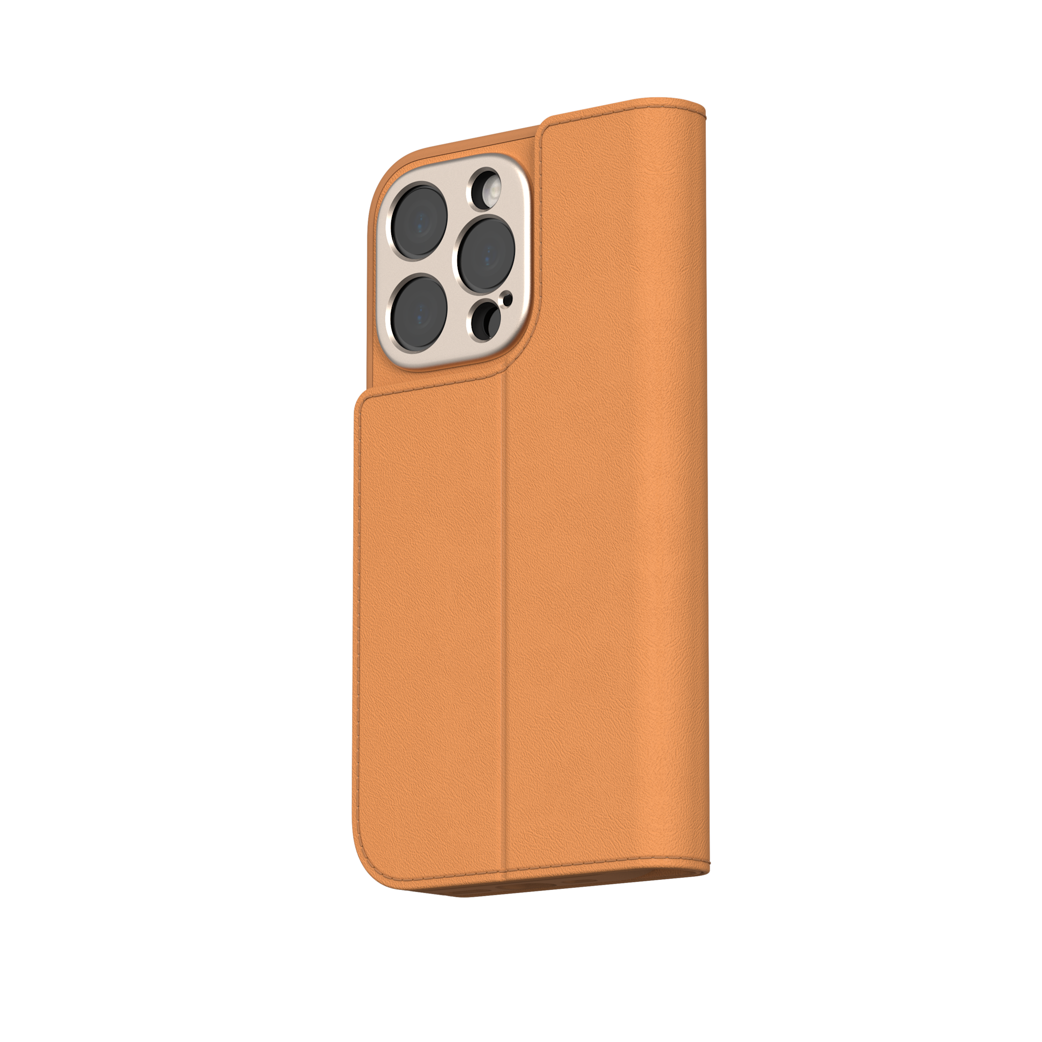 Moshi Overture Case /W DETACHABLE MAGNETIC WALLET for iPhone 16 Pro - Caramel Brown
