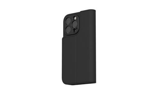 Moshi Overture Case /W DETACHABLE MAGNETIC WALLET for iPhone 16 Pro Max - Charcoal Black
