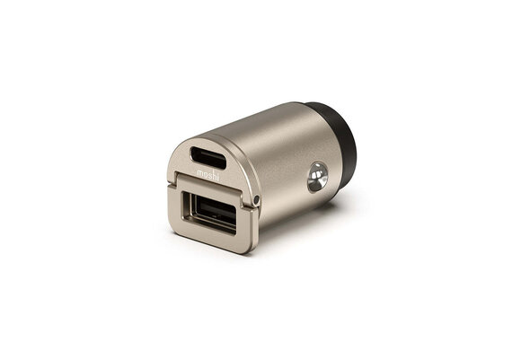 Moshi Duo PD Car Charger 45w USB-C/USB-A  - Moonlit Gold