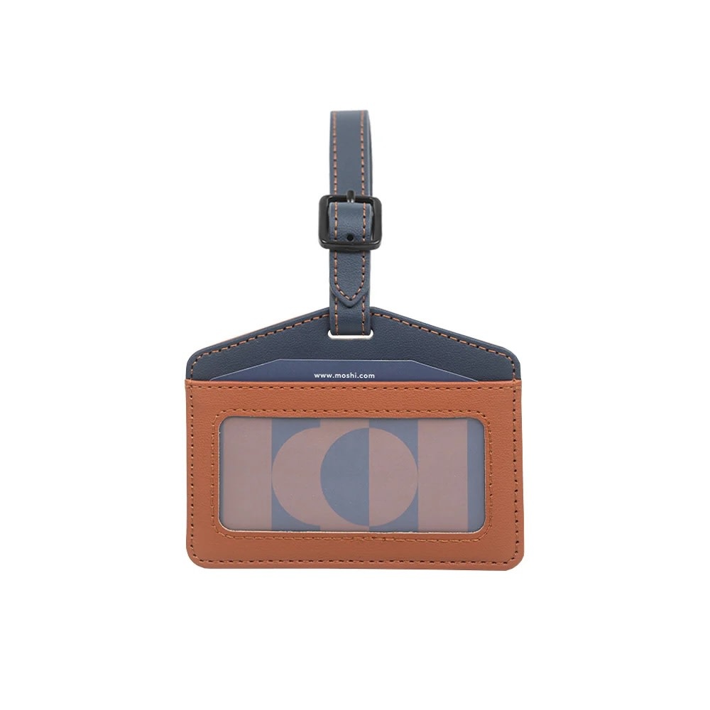 Moshi Luggage Finder Tag  Caramel Brown with Built in FindMy Certification