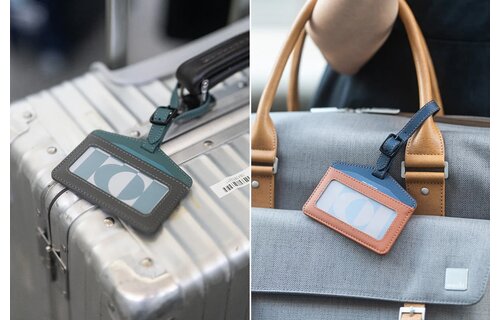 Moshi Luggage Finder Tag  Caramel Brown with Built in FindMy Certification