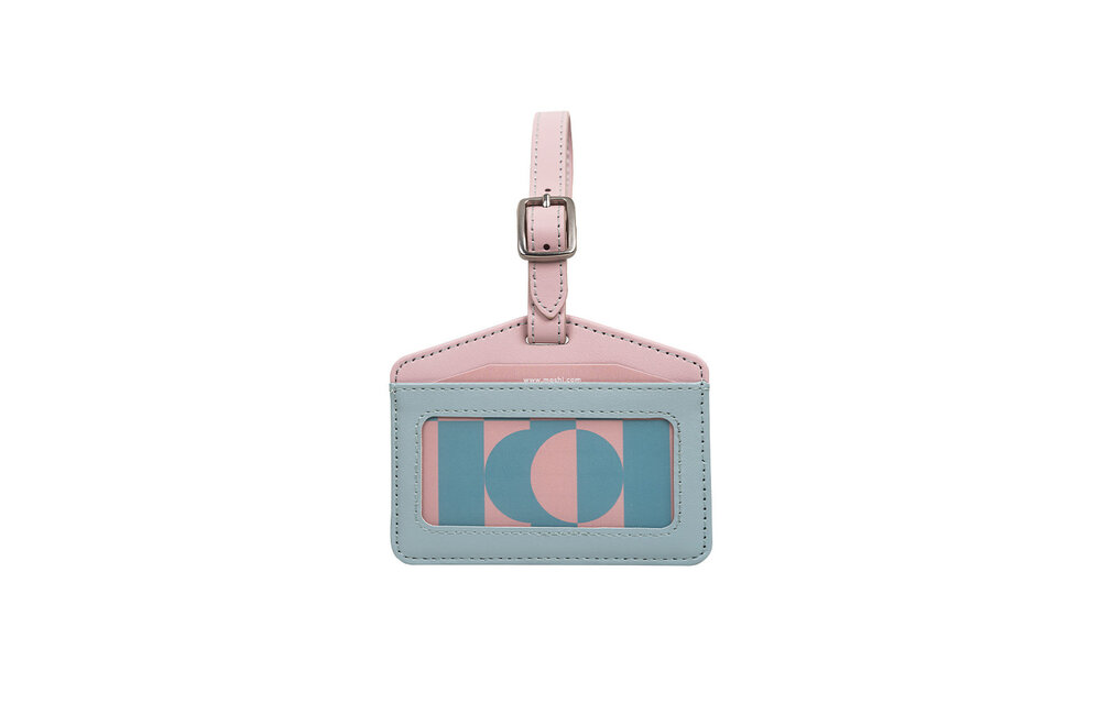 Moshi Luggage Finder Tag Coral Pink with Built in FindMy Certification