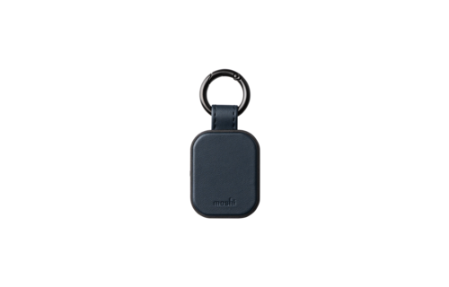 Moshi Qulio Finder Tag Midnight Blue with Built in FindMy Certification (USB-C charging cable not included)