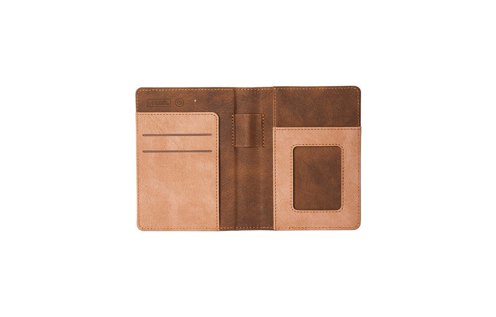 Moshi Passport Finder Holder Pale Orange  with Built in FindMy Certification