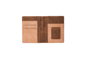 Moshi Passport Finder Holder Pale Orange  with Built in FindMy Certification