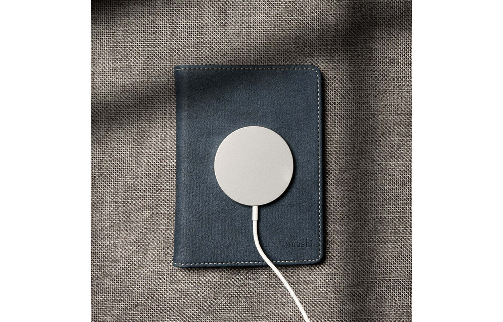 Moshi Passport Finder Holder Pale Orange  with Built in FindMy Certification