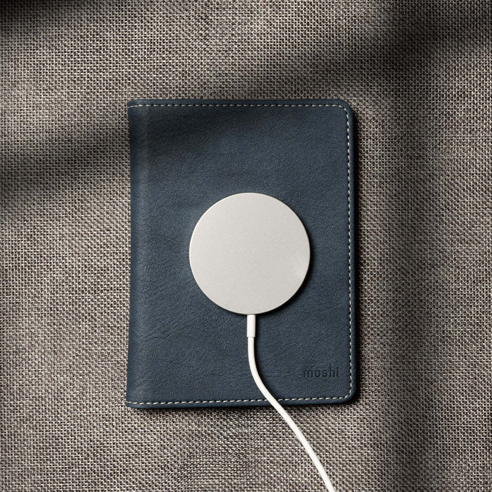 Moshi Passport Finder Holder Pale Orange  with Built in FindMy Certification