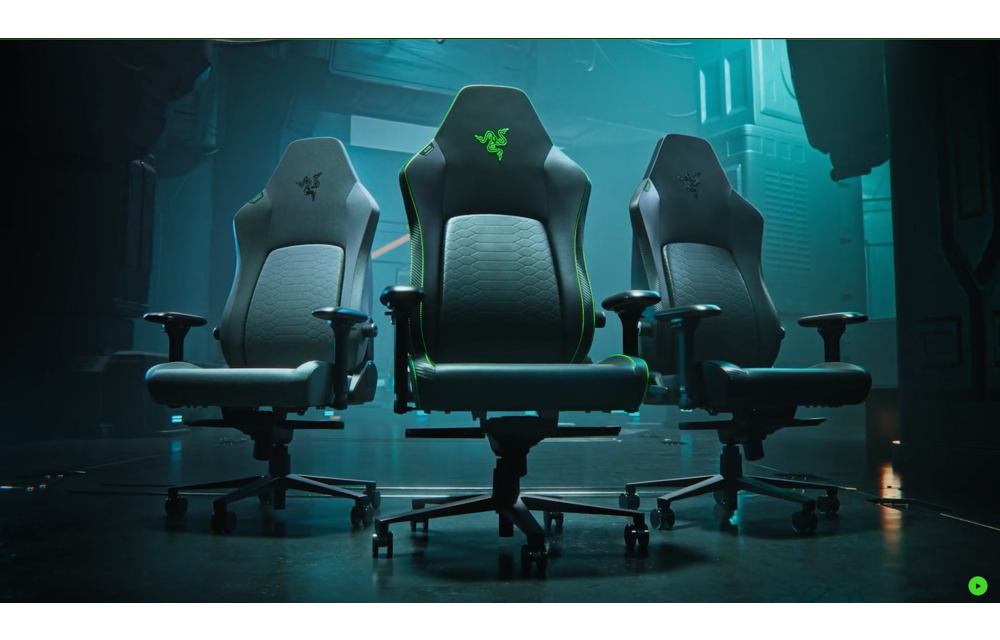 Razer Iskur V2 Gaming Chair with Adaptive Lumbar Support Synthetic Leather/Black (assembly required)