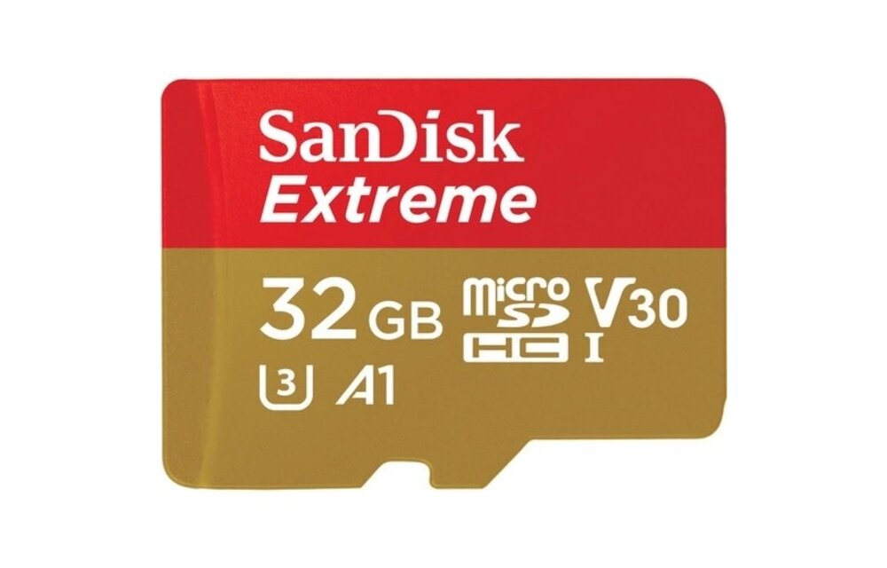 SanDisk 32GB Extreme UHS-I microSDXC (V30) Memory Card with SD Adapter