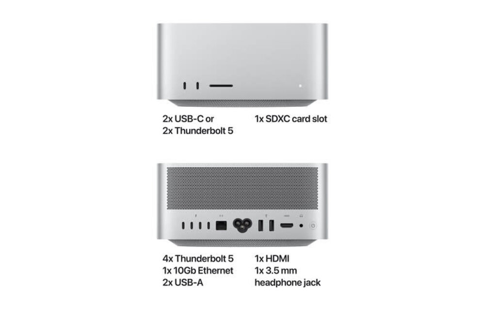 Apple Mac Studio - M4 Max (14-Core CPU, 32-Core GPU), 36GB, 512GB, 10GbE, MacOS