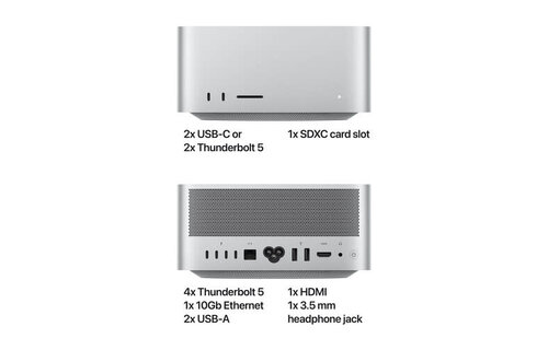 Apple Mac Studio - M3 Ultra (28-Core CPU, 60-Core GPU), 96GB, 1TB, 10GbE, MacOS
