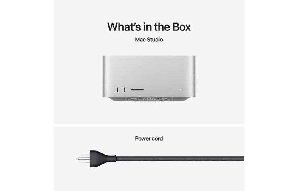 Apple Mac Studio - M3 Ultra (28-Core CPU, 60-Core GPU), 96GB, 1TB, 10GbE, MacOS