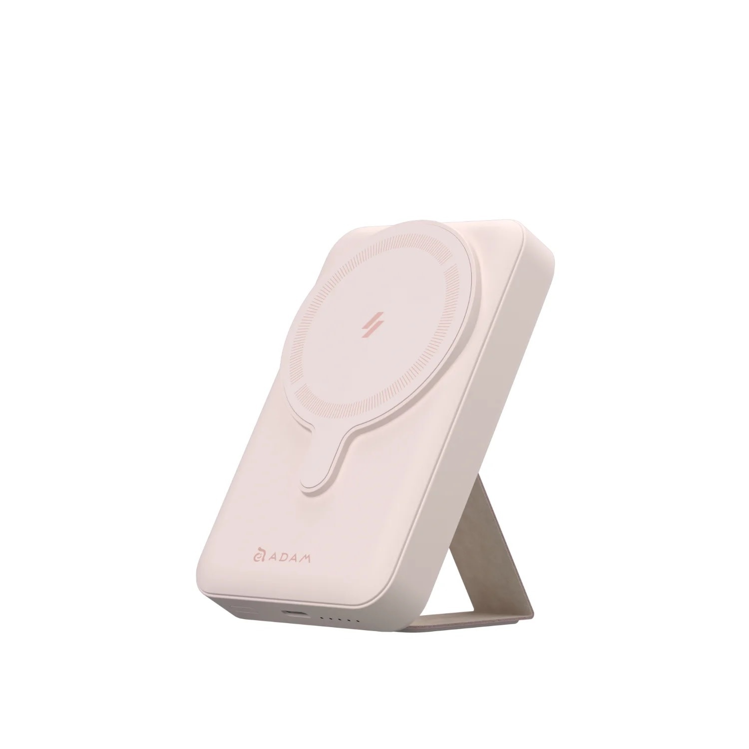 Adam Elements GRAVITY CS10 Magnetic Wireless Charging 10000mAh Power Bank with Foldable Stand - Pink