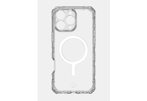 ItSkins Supreme R Clear Case with MagSafe for 16  Pro Max - Transparent White Print
