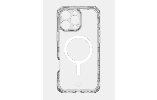 ItSkins Supreme R Clear Case with MagSafe for 16  Pro Max - Transparent White Print