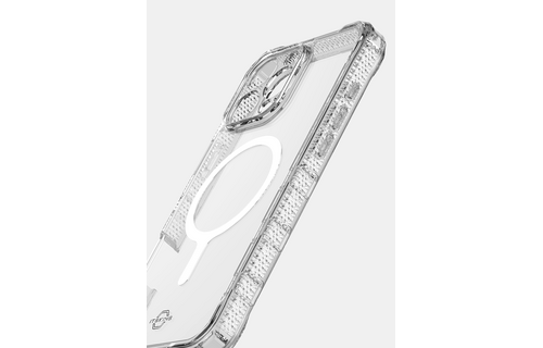 ItSkins Supreme R Clear Case with MagSafe for 16  Pro Max - Transparent White Print