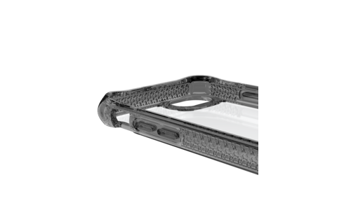 ItSkins Hybrid R Clear Case with MagSafe for iPhone 7/8/SE - Black and Transparent