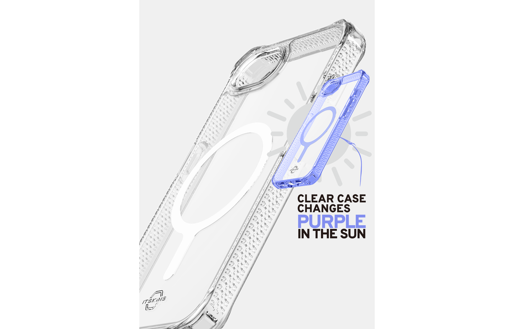 ItSkins Hybrid R Mood Case w/ Magsafe for iPhone 16e - Light Purple