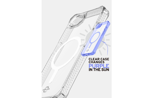 ItSkins Hybrid R Mood Case w/ Magsafe for iPhone 16e  - Light Purple
