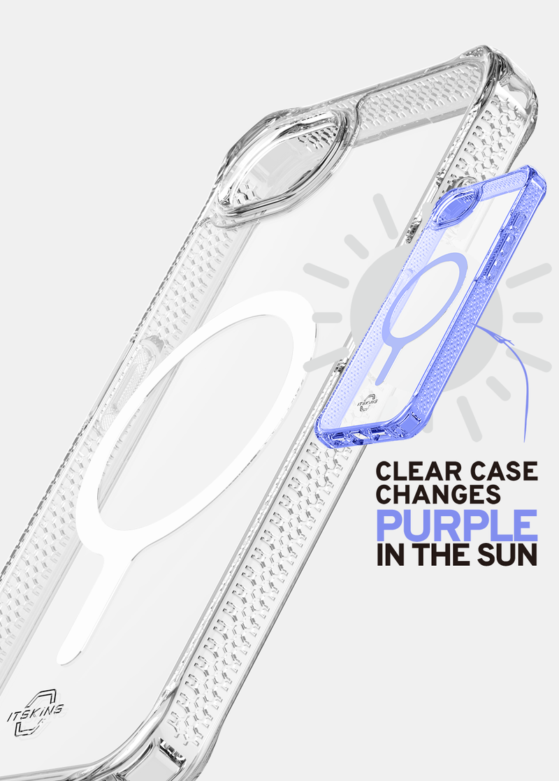 ItSkins Hybrid R Mood Case w/ Magsafe for iPhone 16e  - Light Purple