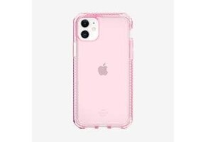 ItSkins Spectrum Clear Case for iPhone 11/ XR Light Pink WSL