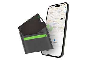 KeySmart SmartCard Black w/ Apple Find My