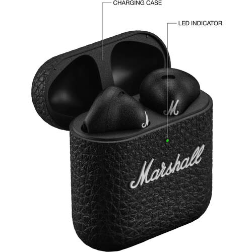 Marshall Minor IV  Truly Wireless In Ear Bluetooth Headphones Black (No returns once opened for In-Ear devices)