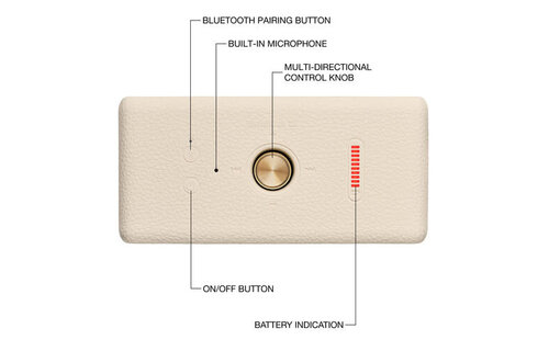 Marshall Emberton III Portable Bluetooth Speaker Cream