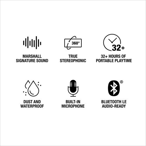 Marshall Emberton III Portable Bluetooth Speaker Cream