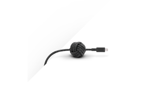 Native Union Braided Lightning Night Cable 3m - Zebra WSL