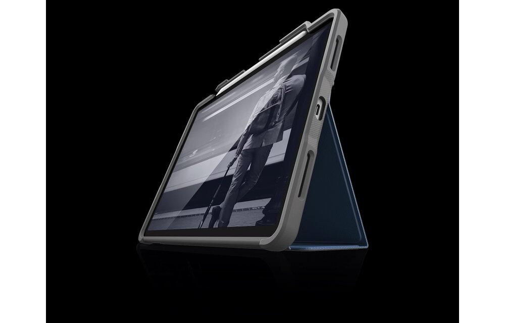 STM DUX Plus Duo Case for iPad Air 11 (M2/M3)/Air4/5 10.9 Midnight Blue w/ Pencil Storage