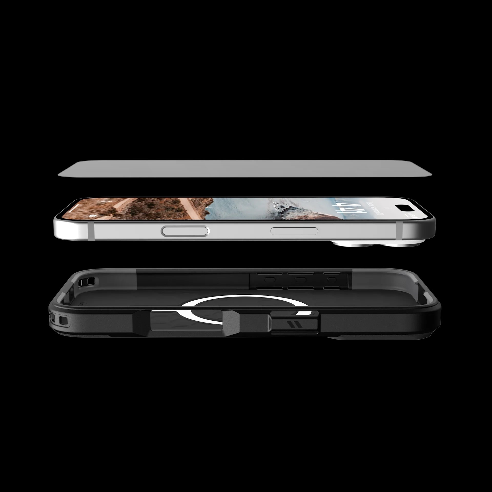 UAG Glass Screen Protector Shield for iPhone 16/15