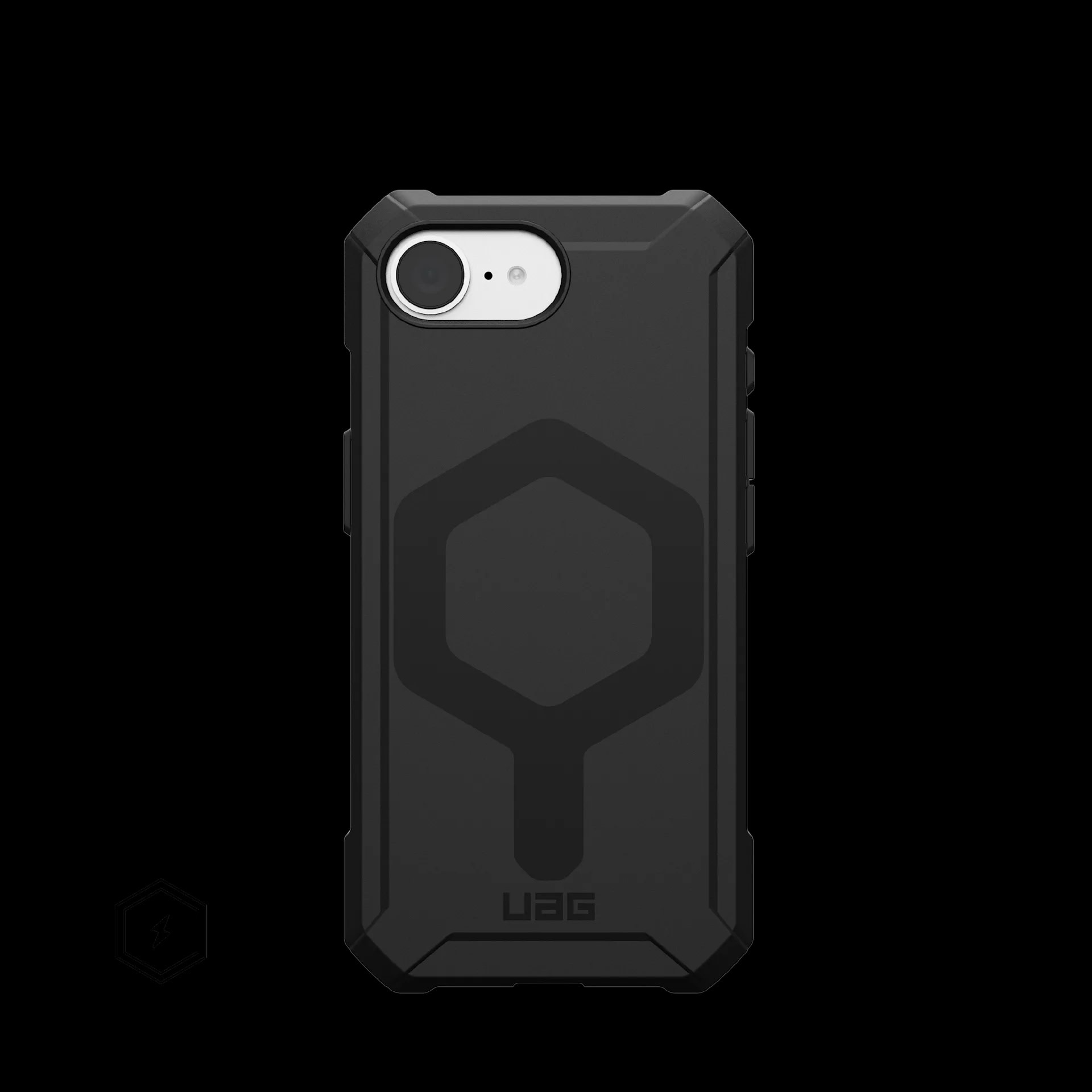 UAG Essential Armor Case with MagSafe for iPhone 16e - Black
