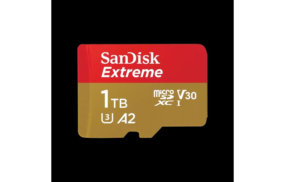 SanDisk 1TB Extreme UHS-I microSDXC (V30) Memory Card with SD Adapter